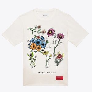More Flowers Fewer Assholes Graphic T-Shirt from CHNGE
